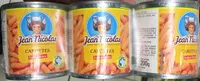Amount of sugar in Carottes extra fines