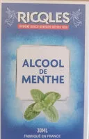Sokerin määrä sisällä Alcool de menthe