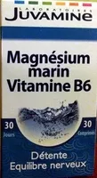 Количество сахара в Magnésium marin  Vitamine B6