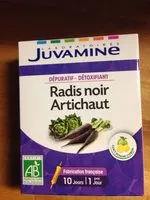 Количество сахара в Juvamine Phyto - Radis Noir Artichaut - 10 x 10 ML