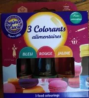 Sokerin määrä sisällä 3 colorants alimentaires