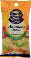 İçindeki şeker miktarı AMANDES CALIFORNIA BLANCHES EFFILEES