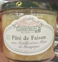 चीनी की मात्रा Pâté Faisan aux Airelles et au Marc de Bourgogne