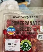 入っている砂糖の量 Pomegranate seeds