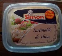 चीनी की मात्रा Tartinable de thon