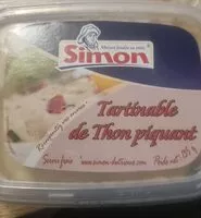 चीनी की मात्रा Tartinade de thon piquant