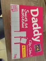 İçindeki şeker miktarı Daddy morceaux n°4 predecoupe 1kg