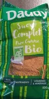 Jumlah gula yang masuk Sucre complet sachet pure canne bio daddy 500g