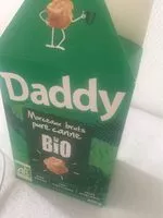 Jumlah gula yang masuk Daddy morceaux brut canne bio 400g