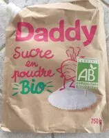 Sucre et nutriments contenus dans Daddy biodaddy