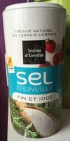 Sucre et nutriments contenus dans Saline d einville