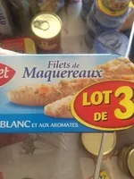 Quantité de sucre dans Filets de maquereaux au vin blanc & aromates