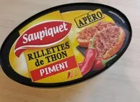 入っている砂糖の量 Rillettes de thon piment