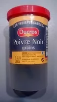Suhkru kogus sees Poivre noir grains
