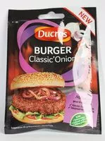 Quantité de sucre dans Assaisonnement pour burger oignon, paprika, ail