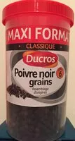 Suhkru kogus sees Poivre noir grains - maxi format classique