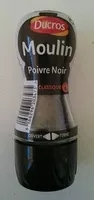 Zuckermenge drin Moulin Poivre Noir classique force 6
