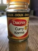 含糖量 Curry Korma n°2 Doux