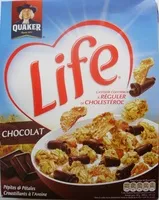 Sucre et nutriments contenus dans Quaker life