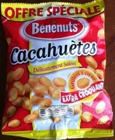 入っている砂糖の量 Bénénuts Cacahuètes grillées & salées lot de 2 x 220 g