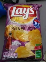 Sokerin määrä sisällä Lay's saveur sel & vinaigre