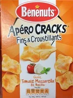 含糖量 Apéro cracks goût Tomate Mozzarella et Basilic