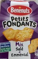 Sucre et nutriments contenus dans Petits fondants