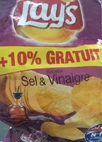 Amount of sugar in Chips sel & vinaigre