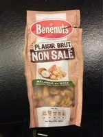 Количество сахара в Bénénuts Plaisir brut Mélange de noix amandes, noix, cajous, noisettes