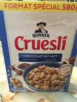 Sucre et nutriments contenus dans Quaker cruseli