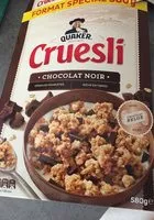Zuckermenge drin Quaker Cruesli Chocolat noir format spécial