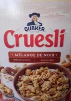 Zuckermenge drin Quaker Cruesli Mélange de noix format spécial
