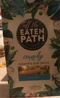 Sokerin määrä sisällä Off the Eaten Path Crunchy pea & pinto bean snacks sea salt