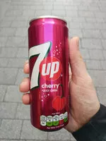 Suhkru kogus sees 7UP Cherry 33 cl