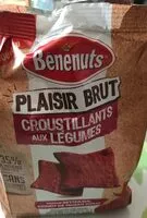 Количество сахара в Bénénuts Plaisir Brut Croustillants aux légumes saveur betterave, confit de piment doux