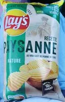 Sokerin määrä sisällä Lay's Recette paysanne nature format familial