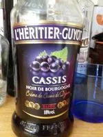 入っている砂糖の量 Crème de Cassis de Dijon Noir de Bourgogne
