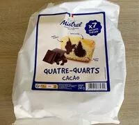 चीनी की मात्रा Quatre Quarts Cacao