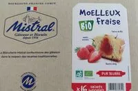 चीनी की मात्रा Moelleux fraise bio