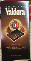 Sucre et nutriments contenus dans Chocolat valdora