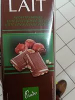 İçindeki şeker miktarı lait noisettes brisées