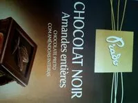 İçindeki şeker miktarı Chocolat noir aux amandes entières