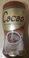 İçindeki şeker miktarı Cacao instantáneo a la taza
