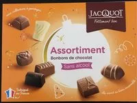 Jumlah gula yang masuk Assortiment bonbons de chocolat sans alcool