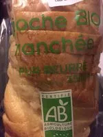 Suhkru kogus sees Brioche bio tranchée