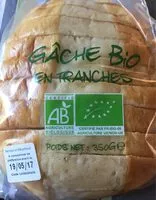 İçindeki şeker miktarı Gâche Bio en tranches