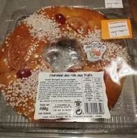 İçindeki şeker miktarı Gâteau couronne des rois aux fruits