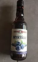 चीनी की मात्रा Crème de myrtille