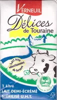 Sucre et nutriments contenus dans Delices de touraine