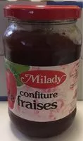 Sucre et nutriments contenus dans Milady